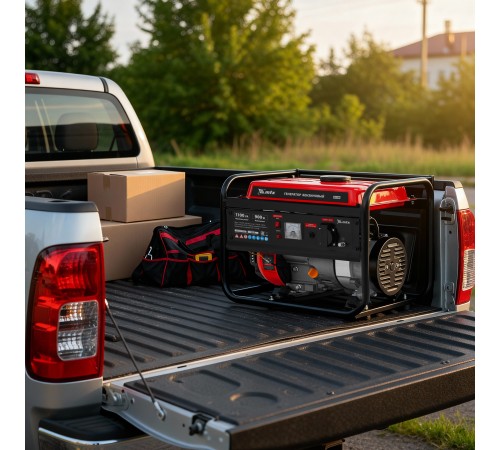 Генератор бензиновый RS-1500, 1,1 кВт, 230В, ручной стартер MTX