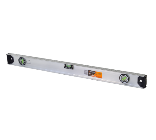 Уровень алюминиевый «Рельс» 800мм 3 глазка фрезерованный Вихрь Уровень алюминиевый «Рельс» 800мм 3 глазка фрезерованный Вихрь