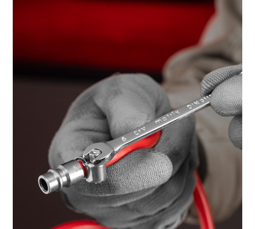 Ключ комбинированный, 6 мм, CrV, полированный хром Matrix