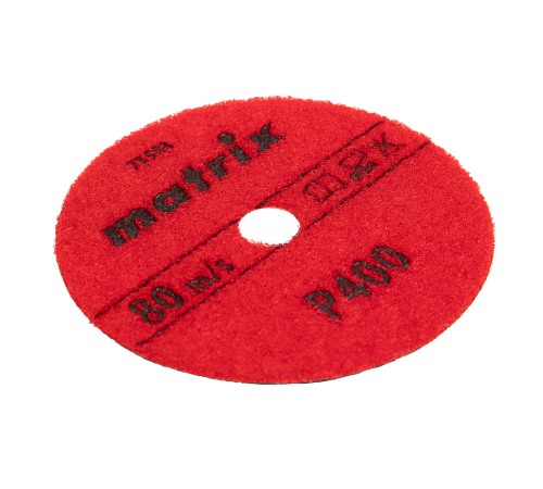 Алмазный гибкий шлифовальный круг, 100 мм, P400, сухое шлифование, 5 шт. Matrix Алмазный гибкий шлифовальный круг, 100 мм, P400, сухое шлифование, 5 шт. Matrix