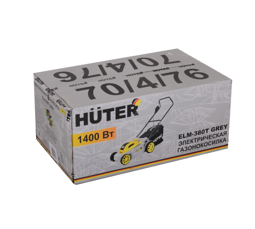 Газонокосилка электрическая Huter ELM-380T Grey