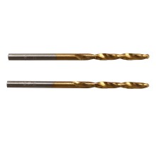 Сверло по металлу Sturm! 3,0х61 мм, сталь HSS, нитридтитан., 118° ,блистер 2 шт