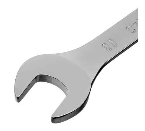 Ключ комбинированный, 20 мм, CrV, полированный хром Matrix