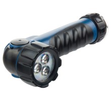 Фонарик светодиодный, противоударный, влагозащищенный, 3 ярких Led, 2 х LR20 Stern