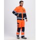 Костюм сигнальный PROFLINE Specialist-1 МВО (тк.Смесовая,240) брюки, оранжевый/т.синий