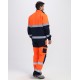 Костюм сигнальный PROFLINE Specialist-1 МВО (тк.Смесовая,240) брюки, оранжевый/т.синий
