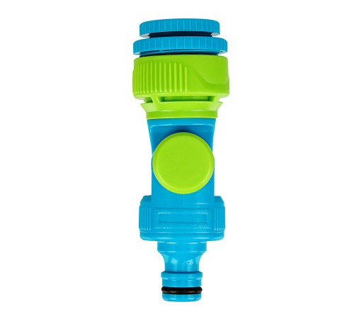 Адаптер штуцерный, шарнирный, с переключателем, 1/2-1'', Palisad Luxe