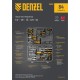 Набор инструментов, 1/2", 1/4", CrV, S2, пластиковый кейс, 84 предмета Denzel