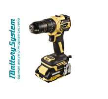 HCD2065BLIC Аккумуляторный шуруповерт Hanskonner 1BatterySystem