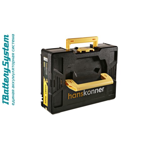 HCD2065BLIC Аккумуляторный шуруповерт Hanskonner 1BatterySystem