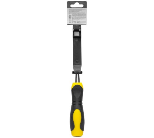 Стамеска Профи CrV, двухцветная прорезиненная ручка 12 мм FIT HQ