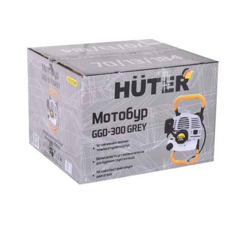 Мотобур Huter GGD-300 Grey
