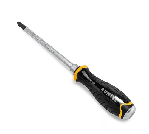 RUNTEC RT-SD3PH3x150 Отвертка RUNTEC PH3 x 150 мм CrV усиленная со сквозным стержнем RUNTEC RT-SD3PH3x150 Отвертка RUNTEC PH3 x 150 мм CrV усиленная со сквозным стержнем
