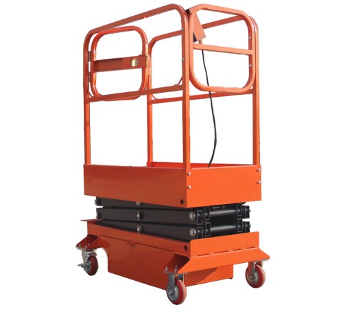 Подъемник ножничный передвижной полуэлектрический 
240 кг 3,9 м TOR GTJY (от сети)