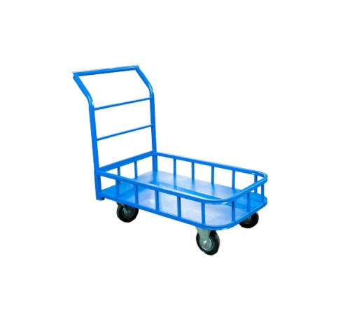 Тележка платформенная TOR ТП-МБ (500х800) с бортами (колеса 200мм) Тележка платформенная TOR ТП-МБ (500х800) с бортами (колеса 200мм)