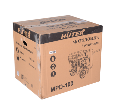 Мотопомпа Huter MPD-100 для грязной воды Мотопомпа Huter MPD-100 для грязной воды