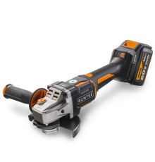 RUNTEC RT-AG1600 Шлифмашина угловая аккумуляторная RUNTEC PRO 125 мм, 20В, 2*6Ач, 1600Вт