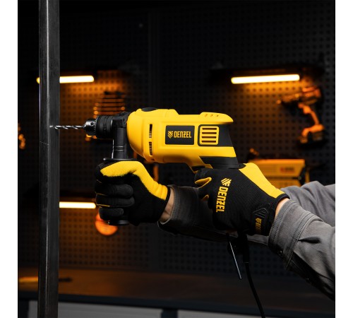 Дрель ударная ID-750, 750 Вт, 0-3000 об/мин, 48000 уд/мин Denzel