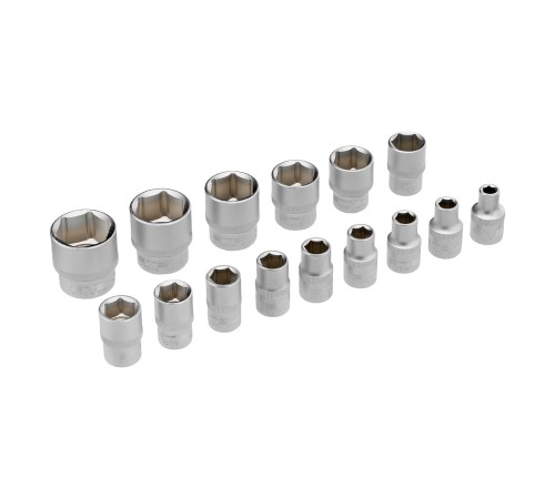 Набор инструментов, 1/2, CrV, пластиковый кейс, 31 предмет Stels