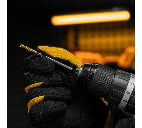 Сверло спиральное по металлу 4,5 x 80мм, Р6М5, Golden Tip, многогранная заточка Denzel