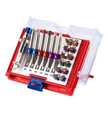 Набор вставок (бит) 1/4", PH, PZ, Hex, Torx, Slotted, 19 предметов МАСТАК 058-10019C Набор вставок (бит) 1/4", PH, PZ, Hex, Torx, Slotted, 19 предметов МАСТАК 058-10019C