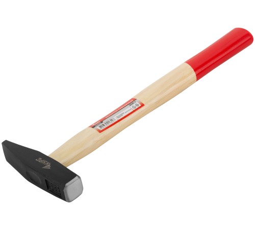Молоток слесарный, деревянная ручка "Оптима"  300 гр. КУРС