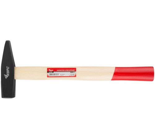 Молоток слесарный, деревянная ручка "Оптима"  500 гр. КУРС Молоток слесарный, деревянная ручка "Оптима"  500 гр. КУРС