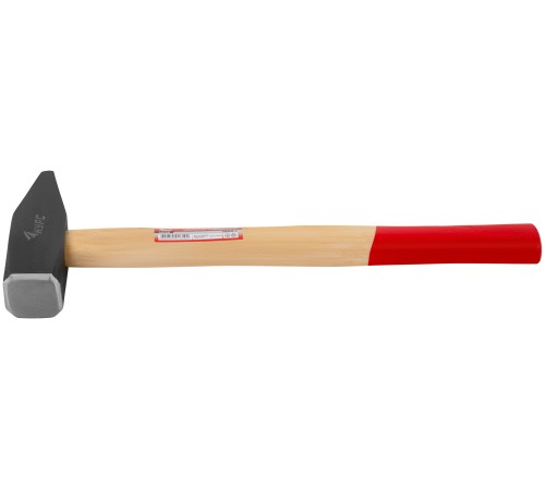 Молоток слесарный, деревянная ручка "Оптима" 1000 гр. КУРС