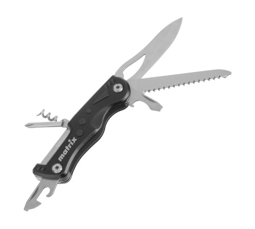 Нож многофункциональный, 7 функций, в чехле, 107 мм Matrix