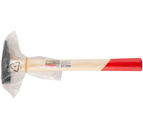 Молоток кованый, деревянная ручка  100 гр. FIT IT