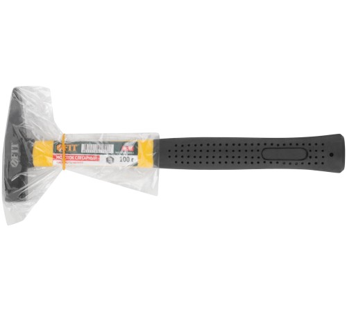 Молоток кованый, фиберглассовая ручка  100 гр. FIT IT Молоток кованый, фиберглассовая ручка  100 гр. FIT IT