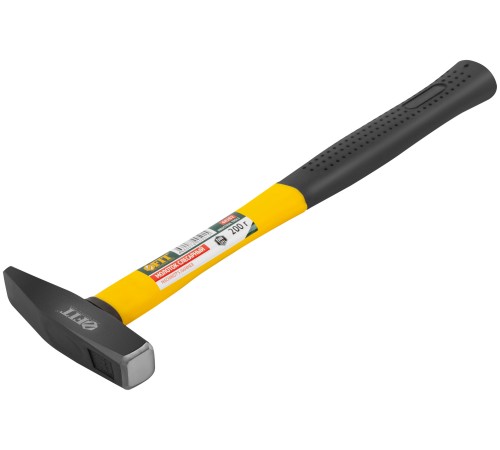 Молоток кованый, фиберглассовая ручка  200 гр. FIT IT Молоток кованый, фиберглассовая ручка  200 гр. FIT IT