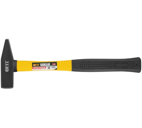 Молоток кованый, фиберглассовая ручка  600 гр. FIT IT Молоток кованый, фиберглассовая ручка  600 гр. FIT IT
