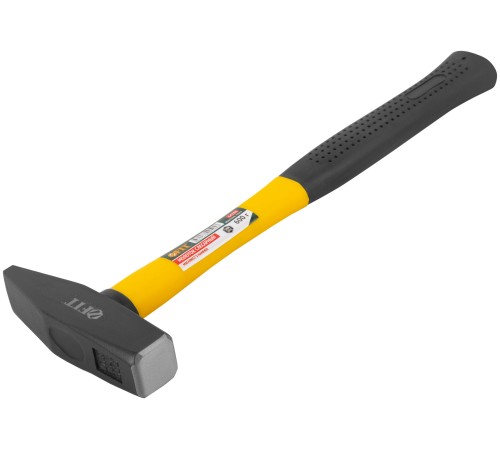Молоток кованый, фиберглассовая ручка  600 гр. FIT IT Молоток кованый, фиберглассовая ручка  600 гр. FIT IT