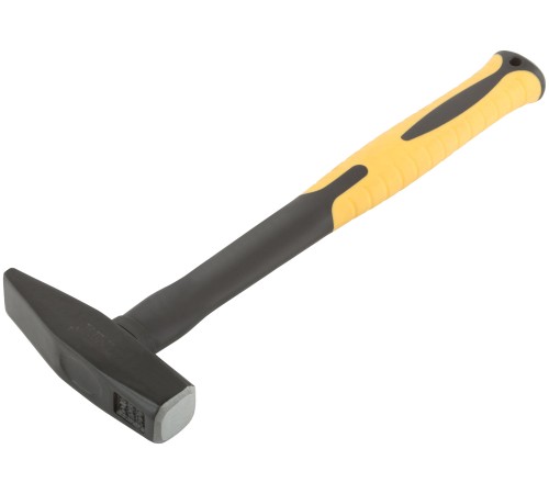 Молоток кованый, фиберглассовая усиленная ручка, Профи  500 гр. FIT IT Молоток кованый, фиберглассовая усиленная ручка, Профи  500 гр. FIT IT