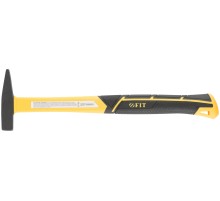 Молоток кованый, фиберглассовая усиленная ручка, Профи  100 гр. FIT IT