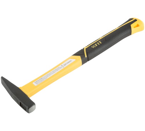 Молоток кованый, фиберглассовая усиленная ручка, Профи  100 гр. FIT IT Молоток кованый, фиберглассовая усиленная ручка, Профи  100 гр. FIT IT