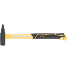 Молоток кованый, фиберглассовая усиленная ручка, Профи  200 гр. FIT IT Молоток кованый, фиберглассовая усиленная ручка, Профи  200 гр. FIT IT