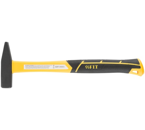 Молоток кованый, фиберглассовая усиленная ручка, Профи  300 гр. FIT IT Молоток кованый, фиберглассовая усиленная ручка, Профи  300 гр. FIT IT