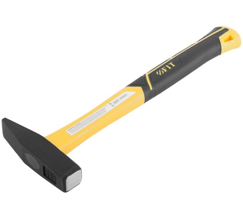 Молоток кованый, фиберглассовая усиленная ручка, Профи  400 гр. FIT IT Молоток кованый, фиберглассовая усиленная ручка, Профи  400 гр. FIT IT