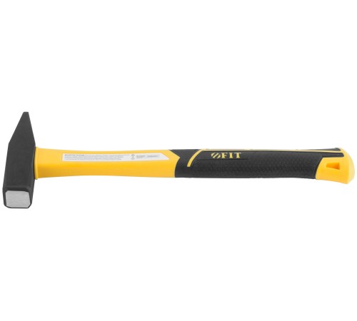 Молоток кованый, фиберглассовая усиленная ручка, Профи  400 гр. FIT IT Молоток кованый, фиберглассовая усиленная ручка, Профи  400 гр. FIT IT