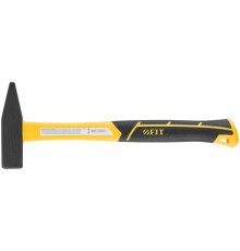 Молоток кованый, фиберглассовая усиленная ручка, Профи  500 гр. FIT IT Молоток кованый, фиберглассовая усиленная ручка, Профи  500 гр. FIT IT