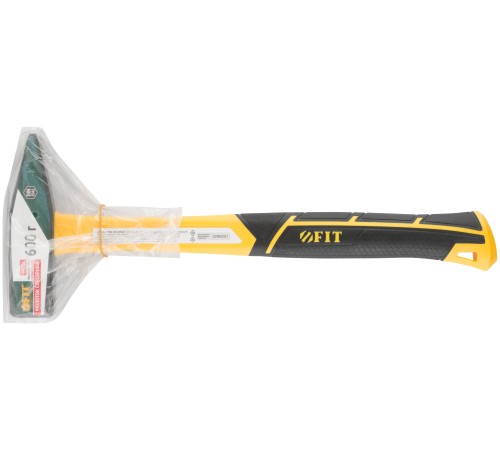 Молоток кованый, фиберглассовая усиленная ручка, Профи  600 гр. FIT IT Молоток кованый, фиберглассовая усиленная ручка, Профи  600 гр. FIT IT