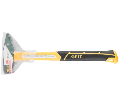 Молоток кованый, фиберглассовая усиленная ручка, Профи  800 гр. FIT IT Молоток кованый, фиберглассовая усиленная ручка, Профи  800 гр. FIT IT