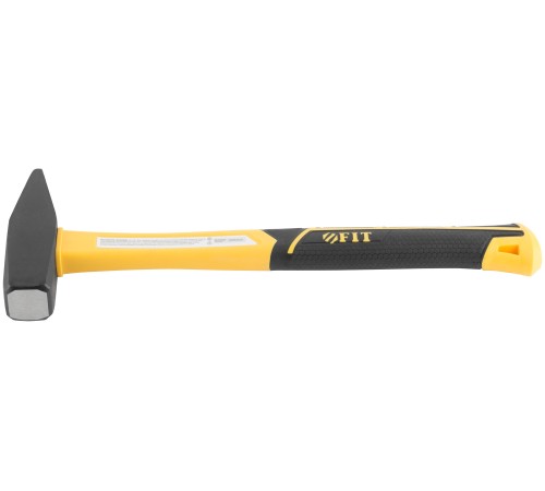 Молоток кованый, фиберглассовая усиленная ручка, Профи  800 гр. FIT IT Молоток кованый, фиберглассовая усиленная ручка, Профи  800 гр. FIT IT