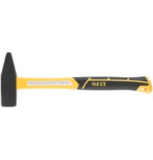 Молоток кованый, фиберглассовая усиленная ручка, Профи 1000 гр. FIT IT Молоток кованый, фиберглассовая усиленная ручка, Профи 1000 гр. FIT IT