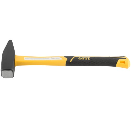 Молоток кованый, фиберглассовая усиленная ручка, Профи 1000 гр. FIT IT Молоток кованый, фиберглассовая усиленная ручка, Профи 1000 гр. FIT IT