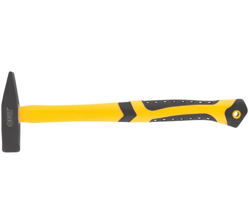 Молоток кованый, фиберглассовая усиленная ручка, антивибрационные накладки, Профи  200 гр. FIT IT Молоток кованый, фиберглассовая усиленная ручка, антивибрационные накладки, Профи  200 гр. FIT IT