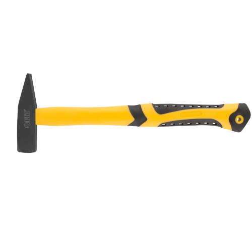 Молоток кованый, фиберглассовая усиленная ручка, антивибрационные накладки, Профи  300 гр. FIT IT Молоток кованый, фиберглассовая усиленная ручка, антивибрационные накладки, Профи  300 гр. FIT IT