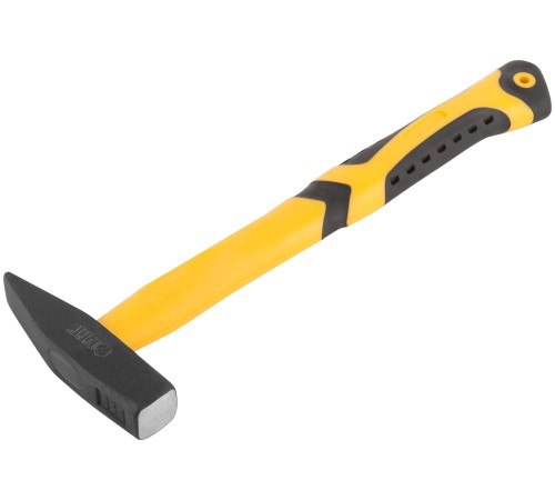 Молоток кованый, фиберглассовая усиленная ручка, антивибрационные накладки, Профи  300 гр. FIT IT Молоток кованый, фиберглассовая усиленная ручка, антивибрационные накладки, Профи  300 гр. FIT IT